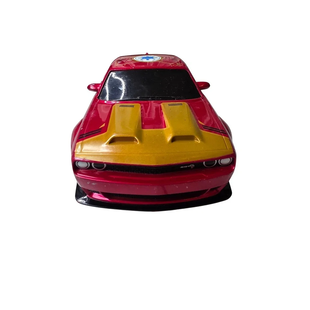 Jada Toys Marvel Iron Man 2019 Dodge‎ Challenger SRT Hellcat RC Car 32326 G1